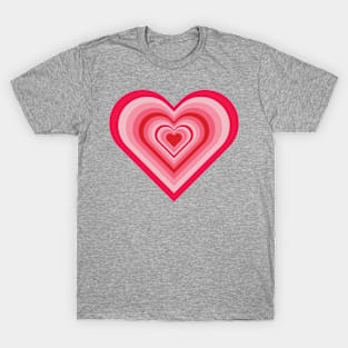 Falling in Love Valentine's Day Heart Pattern T-Shirt